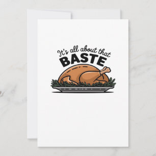 All About That Baste Christmas Classic Holiday Card