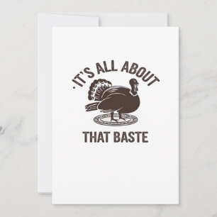 All About That Baste Christmas Trendy Holiday Card