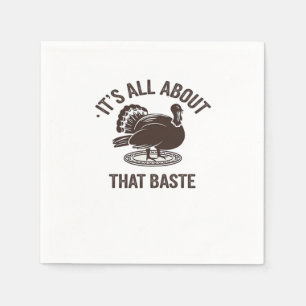 All About That Baste Christmas Trendy Napkins