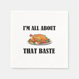 All About That Baste Classic Design Napkins