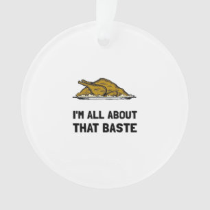 All About That Baste Fitted Modern Style Ornament