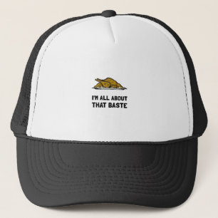 All About That Baste Fitted Modern Style Trucker Hat