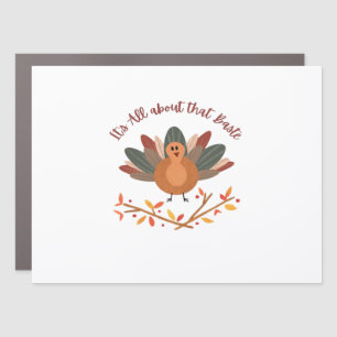All About That Baste Sloth Classic Whimsical Style Car Magnet