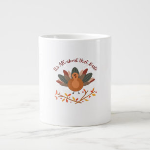 All About That Baste Sloth Classic Whimsical Style Giant Coffee Mug