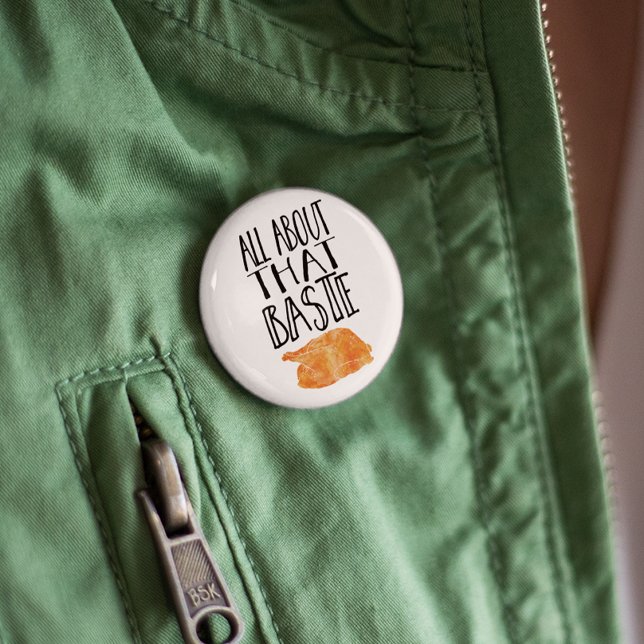 All About That Baste Thanksgiving Turkey Button (Creator Uploaded)