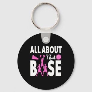 All About That Se Girl Cheerleader Cheerleading Keychain