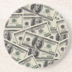 All About The Benjamins Drink Coaster