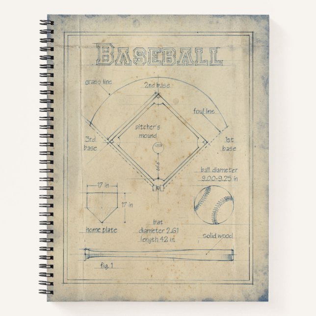 All About the Game - Baseball Notebook (Front)