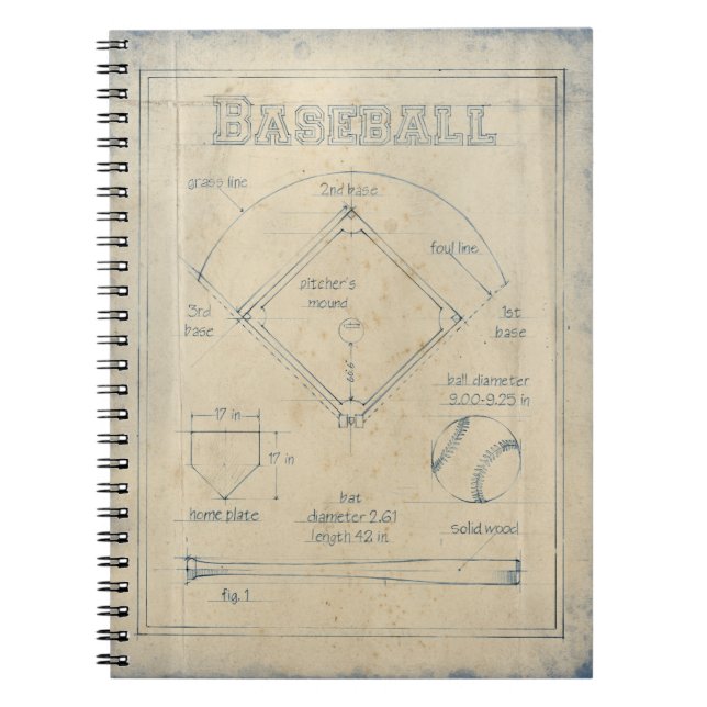 All About the Game - Baseball Notebook (Front)