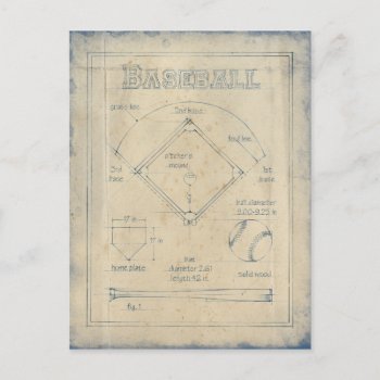 All About The Game - Baseball Postcard by worldartgroup at Zazzle