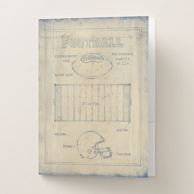 All About the Game - Football Pocket Folder (Front)