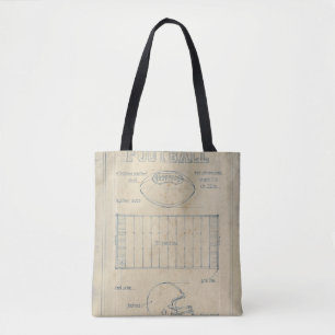 All About the Game - Football Tote Bag