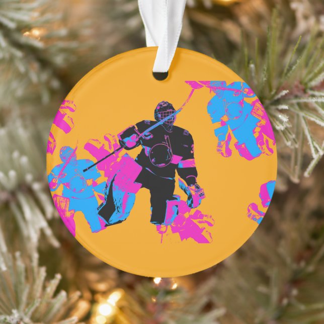 All About The Goalie -  Hockey Player  Ornament (Tree)