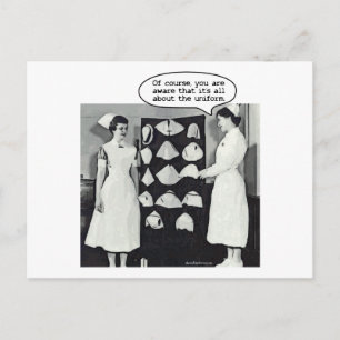 All about the Nurse Uniform Postcard