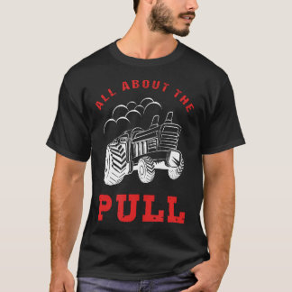 All About The Pull Vintage Silhouette Tractor Pull T-Shirt