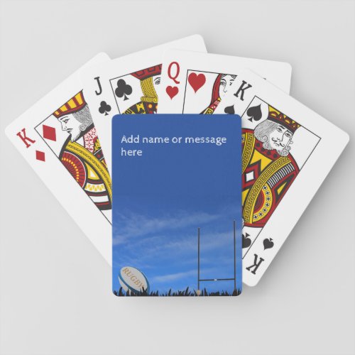 All About The Rugby Bicycle Playing Cards