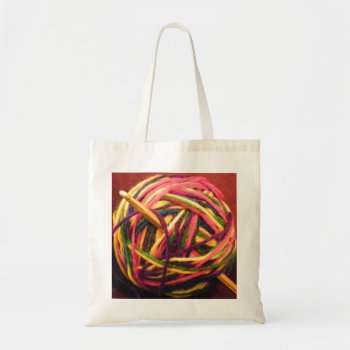 All About The Yarn Bag by busycrowstudio at Zazzle