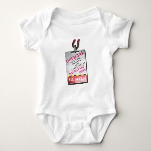 All Access Backstage Pass Baby Bodysuit