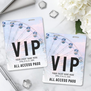 All Access Event VIP Badge