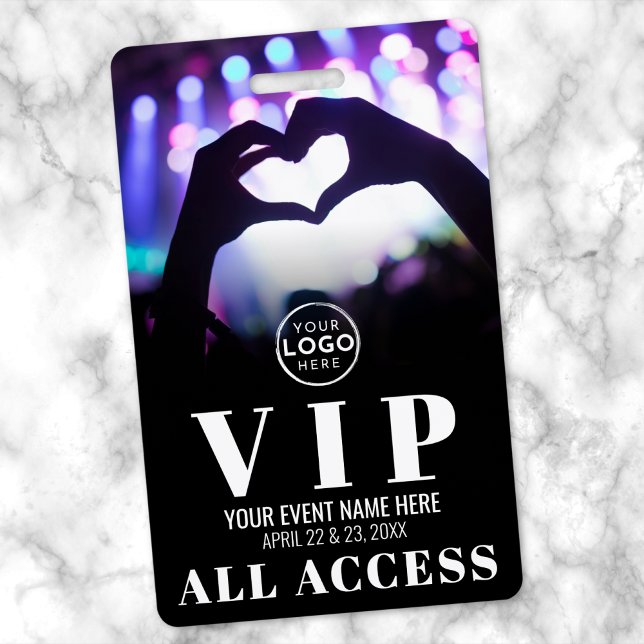 All Access Logo Event VIP Badge (Logo All Access Event VIP Badge)