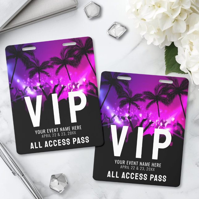 All Access Pass Event VIP Badge (All Access Pass Event VIP Badge )