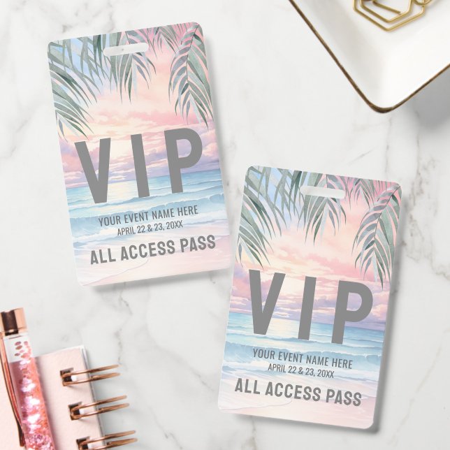 All Access Pass Event VIP Badge (Office)