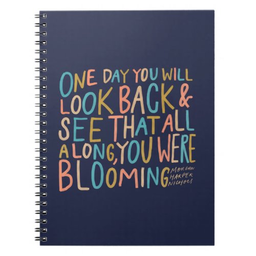 all along you were blooming notebook