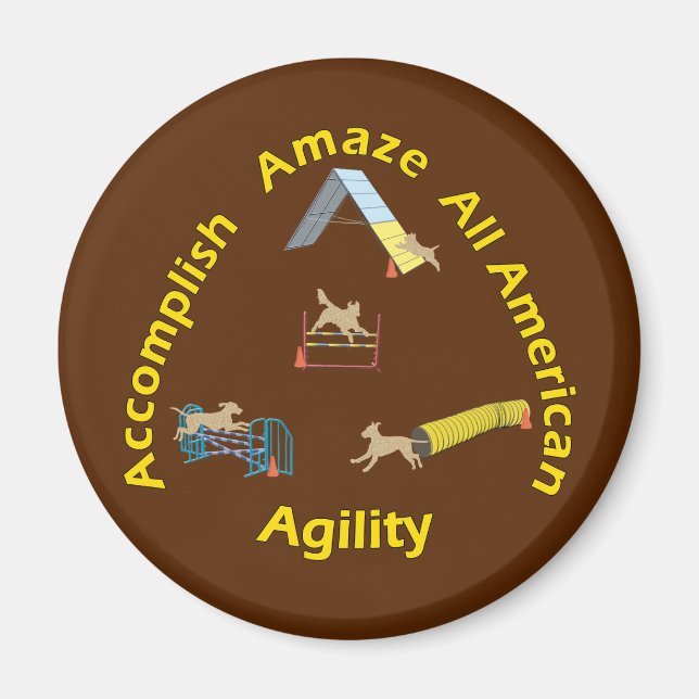 All American Agility Magnet (Front)
