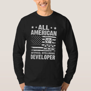 All American Artificial Intelligence Developer T-Shirt