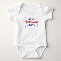 All American Baby 4th July Independence Patriotic