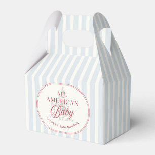 All American Baby 4th of July Baby Shower Favor Boxes