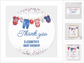 All American Baby Shower