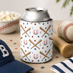 All American Baseball Can Cooler Patriotic Party 