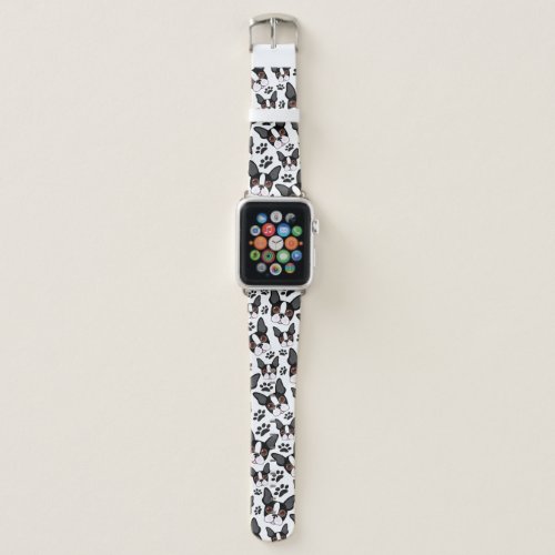 All American Boston Terrier Pet Puppy Dog Apple Watch Band
