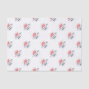 All American Boy Badge Tissue Paper