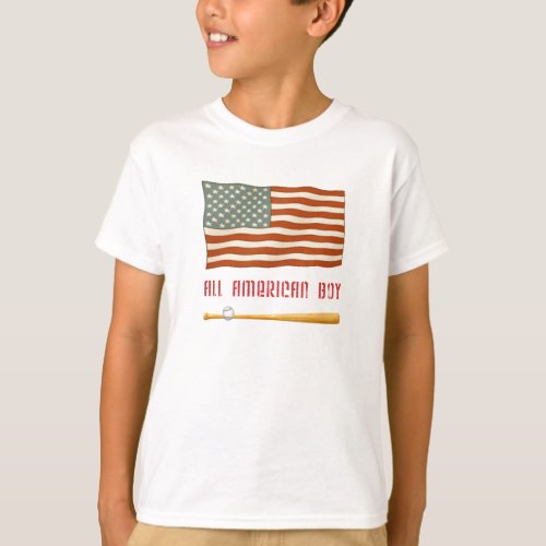All American Boy Flag Tee