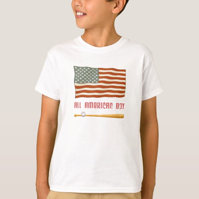 All American Boy Flag Tee (Front)