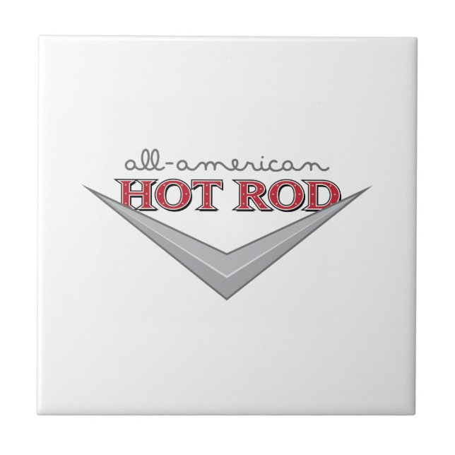All American Car Ceramic Tile (Front)