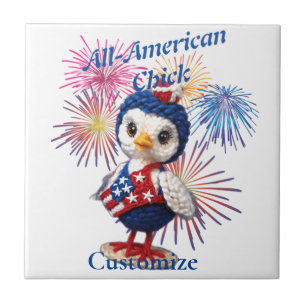 All-American Chick Thunder_Cove Ceramic Tile