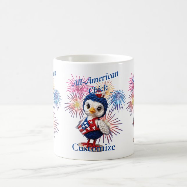 All-American Chick Thunder_Cove  Coffee Mug (Center)