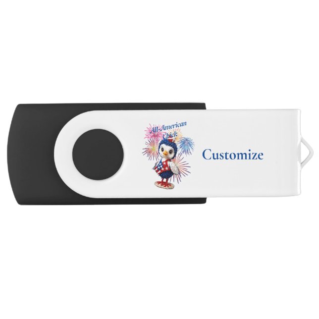All-American Chick Thunder_Cove  Flash Drive (Front)