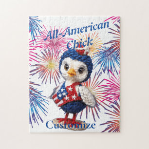 All-American Chick Thunder_Cove  Jigsaw Puzzle