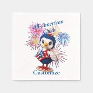 All-American Chick Thunder_Cove  Napkins