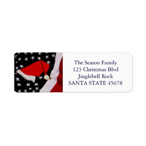 All American Christmas Label