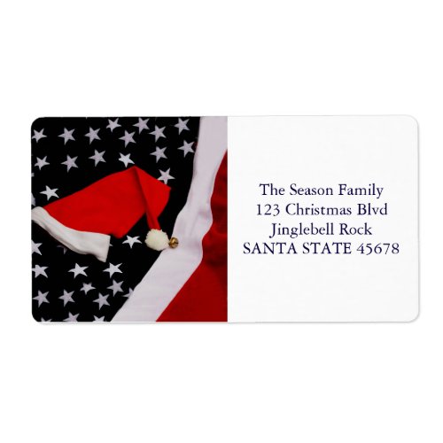 All American Christmas Label
