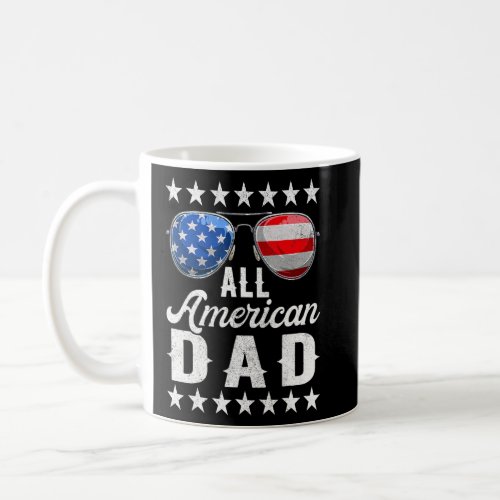 All American Dad 4th Of July Memorial Day Matching Coffee Mug