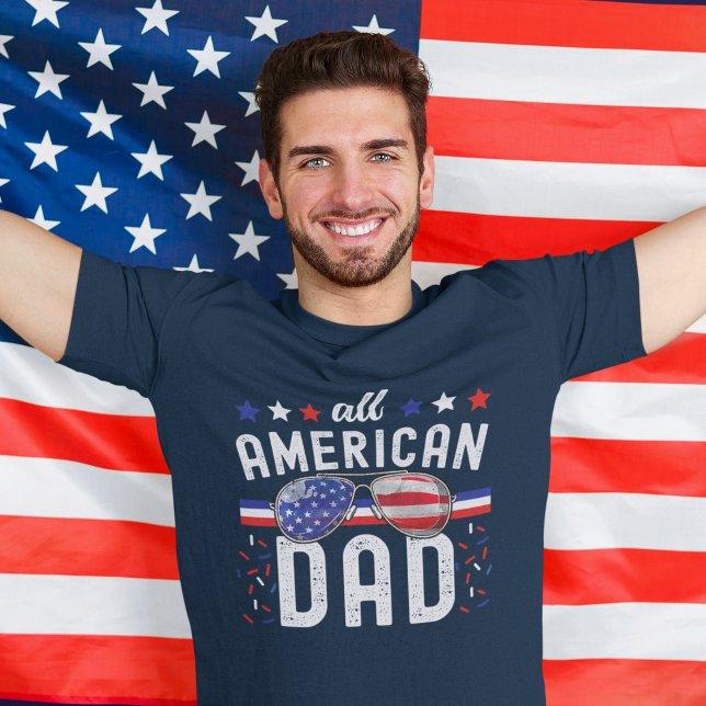 All American Dad 4th of July T-Shirt (Creator Uploaded)