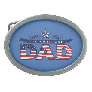 All American Dad Belt Buckle