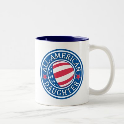All-American Daugher Two-Tone Coffee Mug