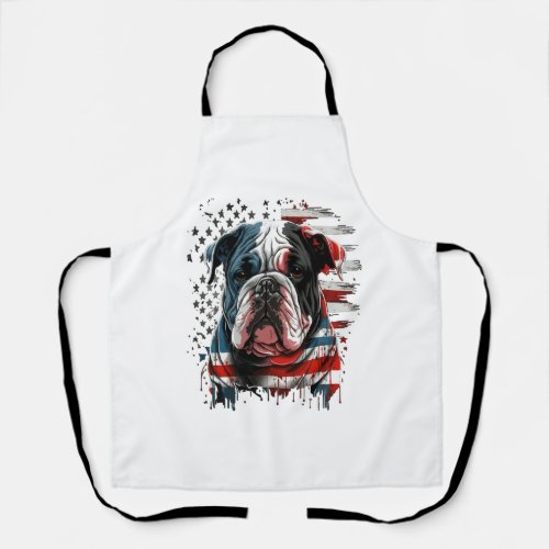 ALL AMERICAN DOG_lovers english bulldog 1 Apron